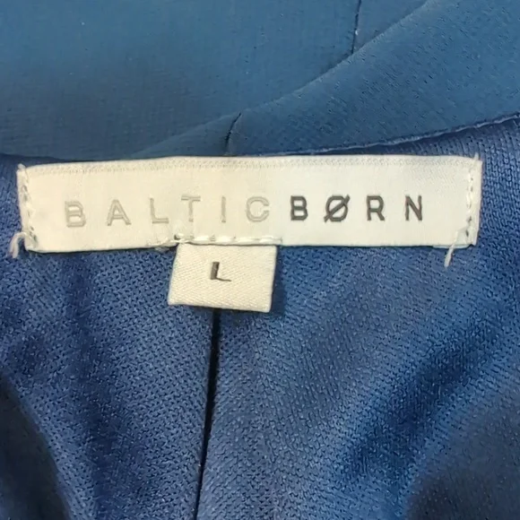 Women's Elegant Navy Blue Maxi Dress - Picture 9 of 11